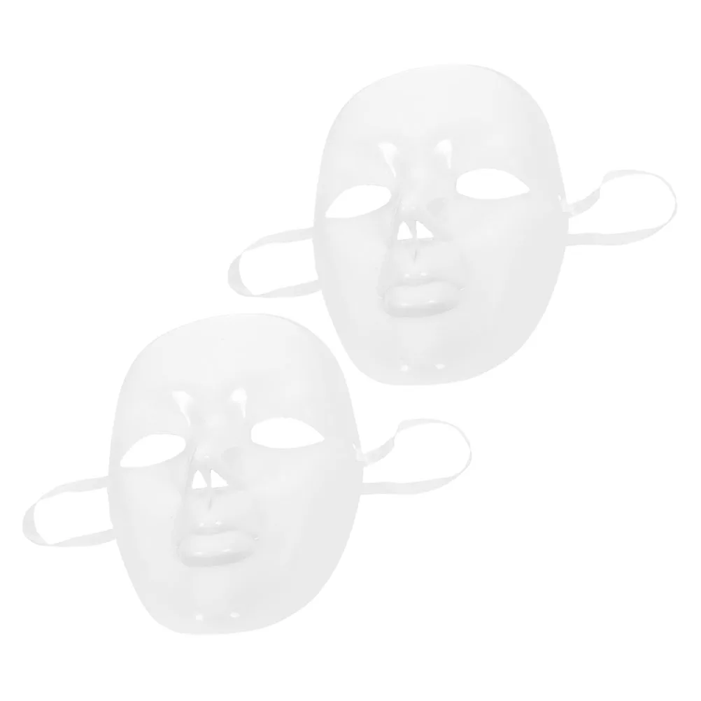 

2Pcs DIY Paintable Masks Blank Masks Unpainted Party Mask Masquerade Mask for Party Favors White Masquerade Mask,