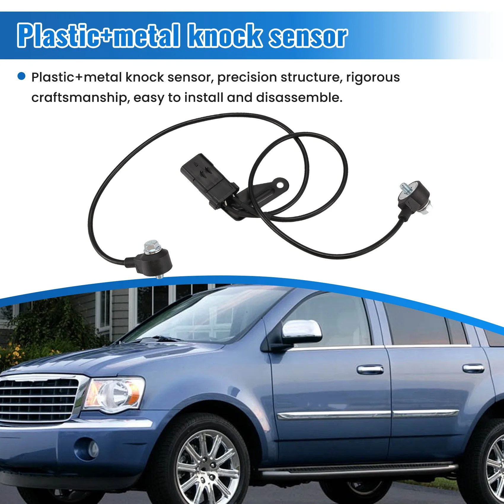 

M46K-Knock Sensor For Aspen Dodge Dakota Jeep Commander Mitsubishi Raider 56041677AA 56041677AB SU3316