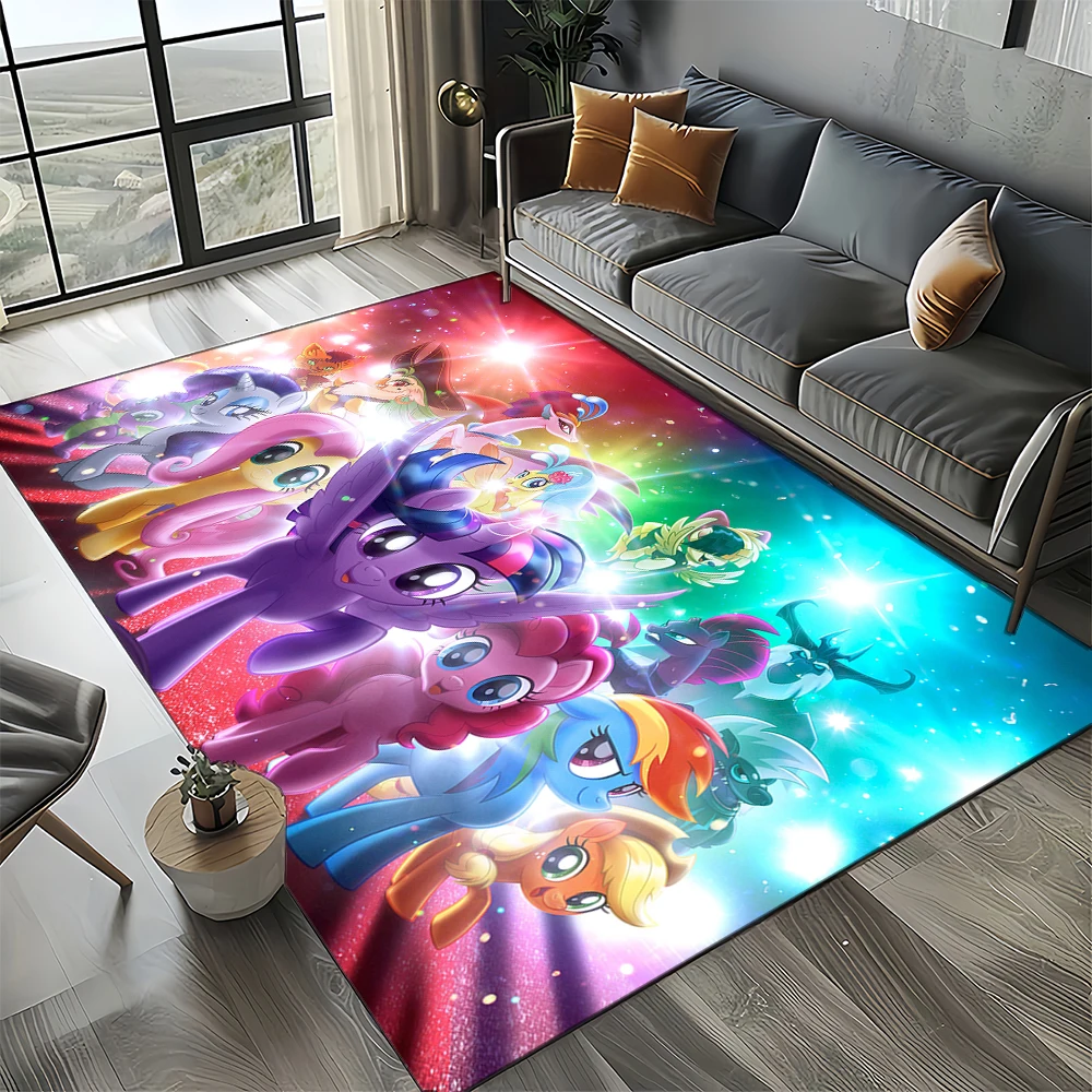 Cartoon My Little Pony Friendship Is Magic Carpet Rug for Bedroom Living Room Home Sofa Decoration,child Large Decor Floor Mat