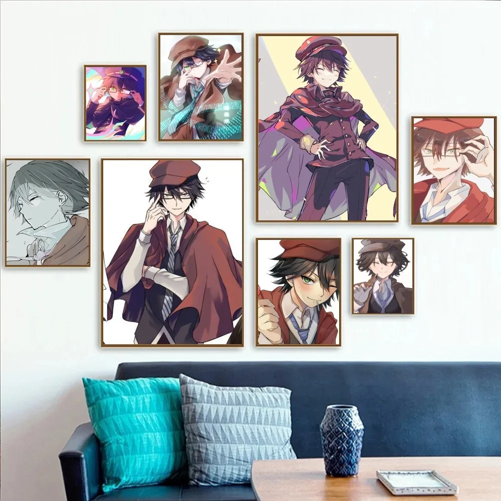 1pc Bungo Stray Dog Edogawa Ranpo Poster HD Posters Home Room Bar Cafe Decor Art Wall Painting Picture