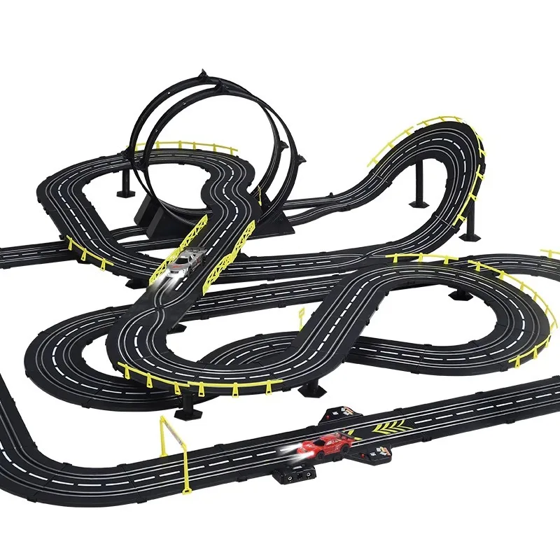 

Track racing, double large track, electric remote control car props
