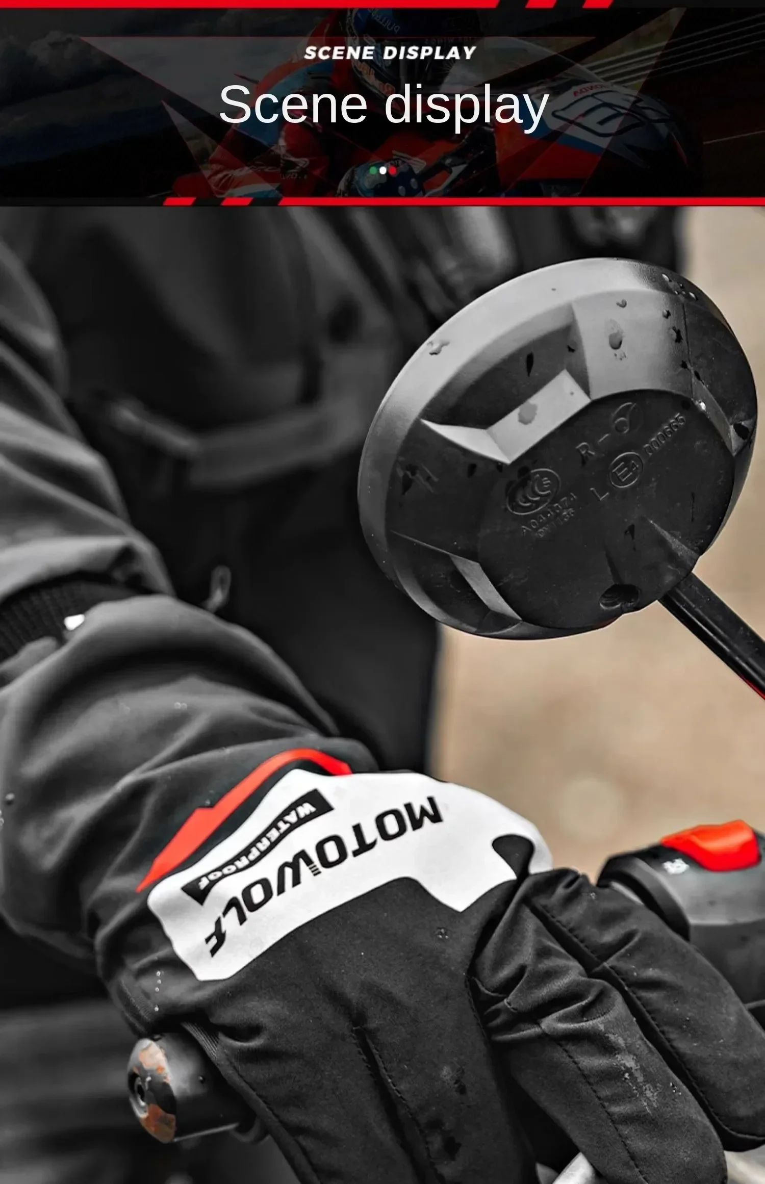 Herbst Winter Motorrad Reiten Handschuhe Wasserdichte Regenschutz Winddicht Warme Motorradfahrer Racing Fahrer Zubehör Männer Frauen – Detail 15