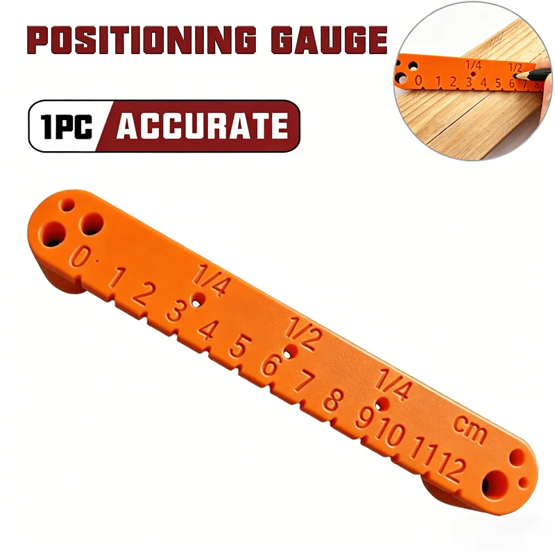 Woodworking Center Locator | Precision Line Drawing And Drilling Guide Tool for Wood Processing Measurement And Marking Device