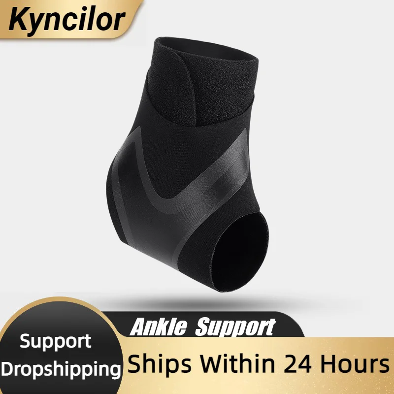 1PC Adjustable Ankle Support Pad Ankle Sleeve Pressure Anti-Spinning Elastic Breathable Support Fitness Sports Safety Prevention image 3