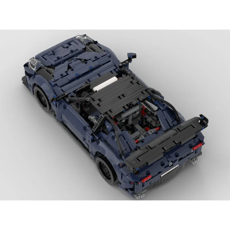 

MOC-238757 Новая модель строительного блока суперкара для городских видов спорта, 128 шт., креативная игрушка для мальчиков, подарок на день рождения и Рождество