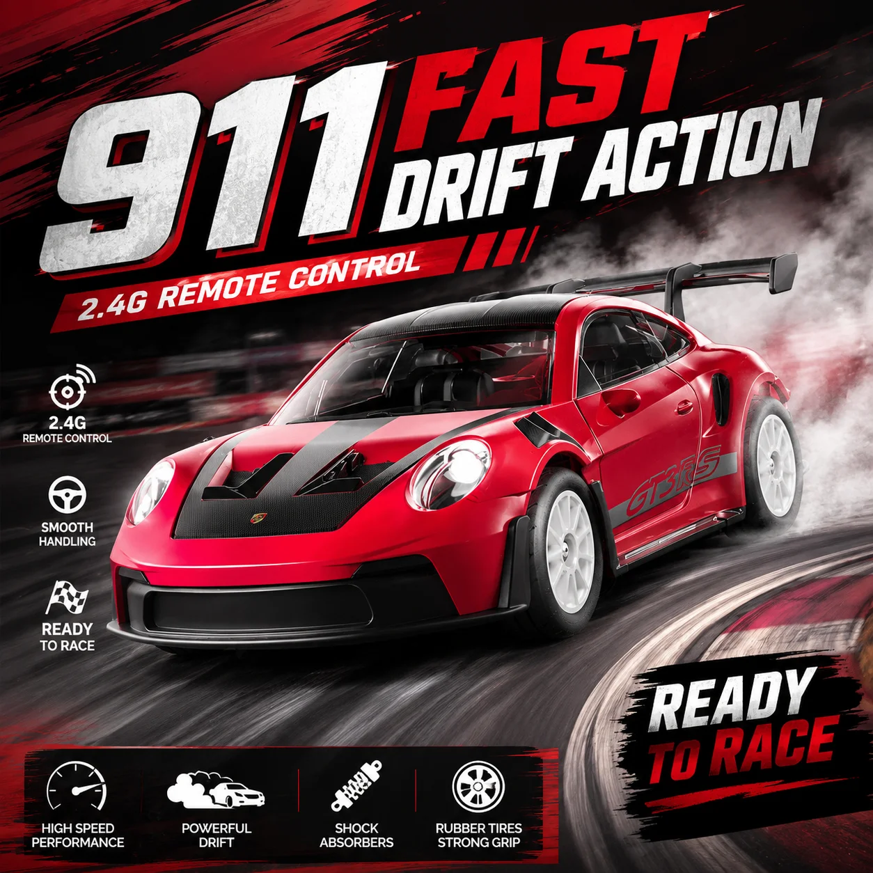 Drone Battery Alarm - Auto RC Classica da Drift Sportiva