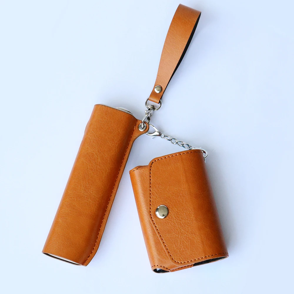 صندوق سجائر أنيق + حافظة جلدية لملحقات ILUMA ONE غطاء حماية لجهاز IQOS ILUMA ONE