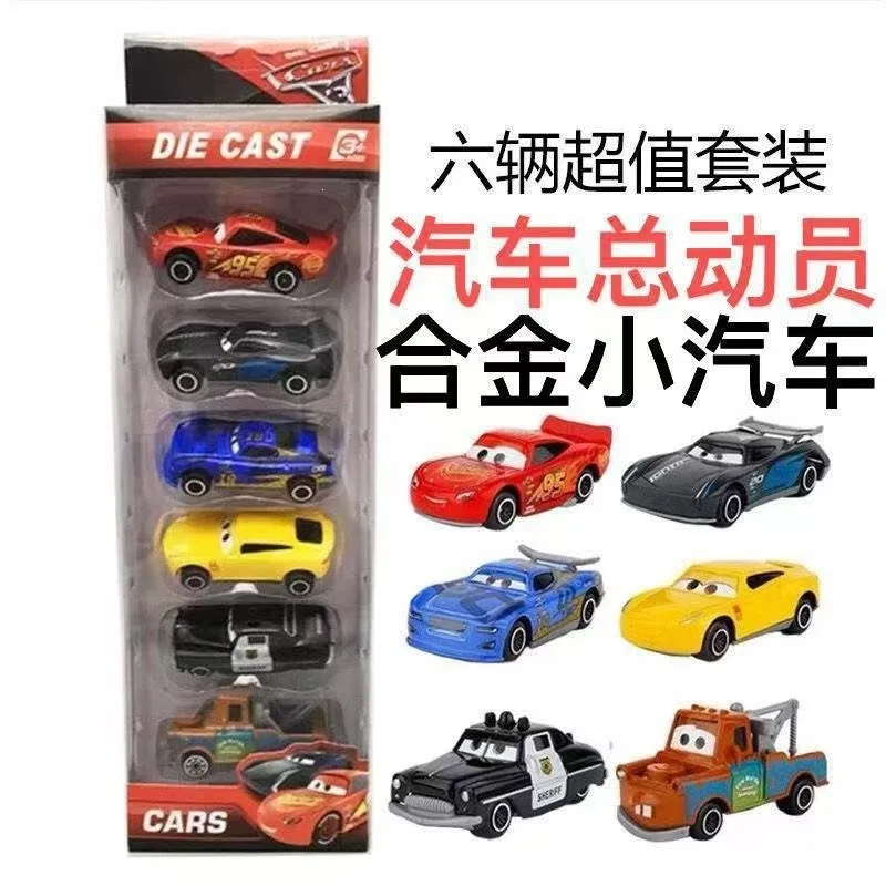1 64 Diecast Lightning McQueen Car Model Black Storm Sheriff Sliding Racing Car Kids Toy Wholesale