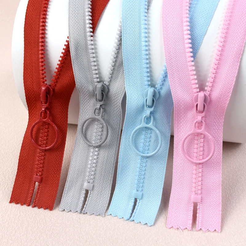 

10/20Pcs Meetee 25/60cm Resin Zipper Close/Open End Zip for Sewing Pocket Decor Zips Bag Closure Zippers DIY Garment Accessories
