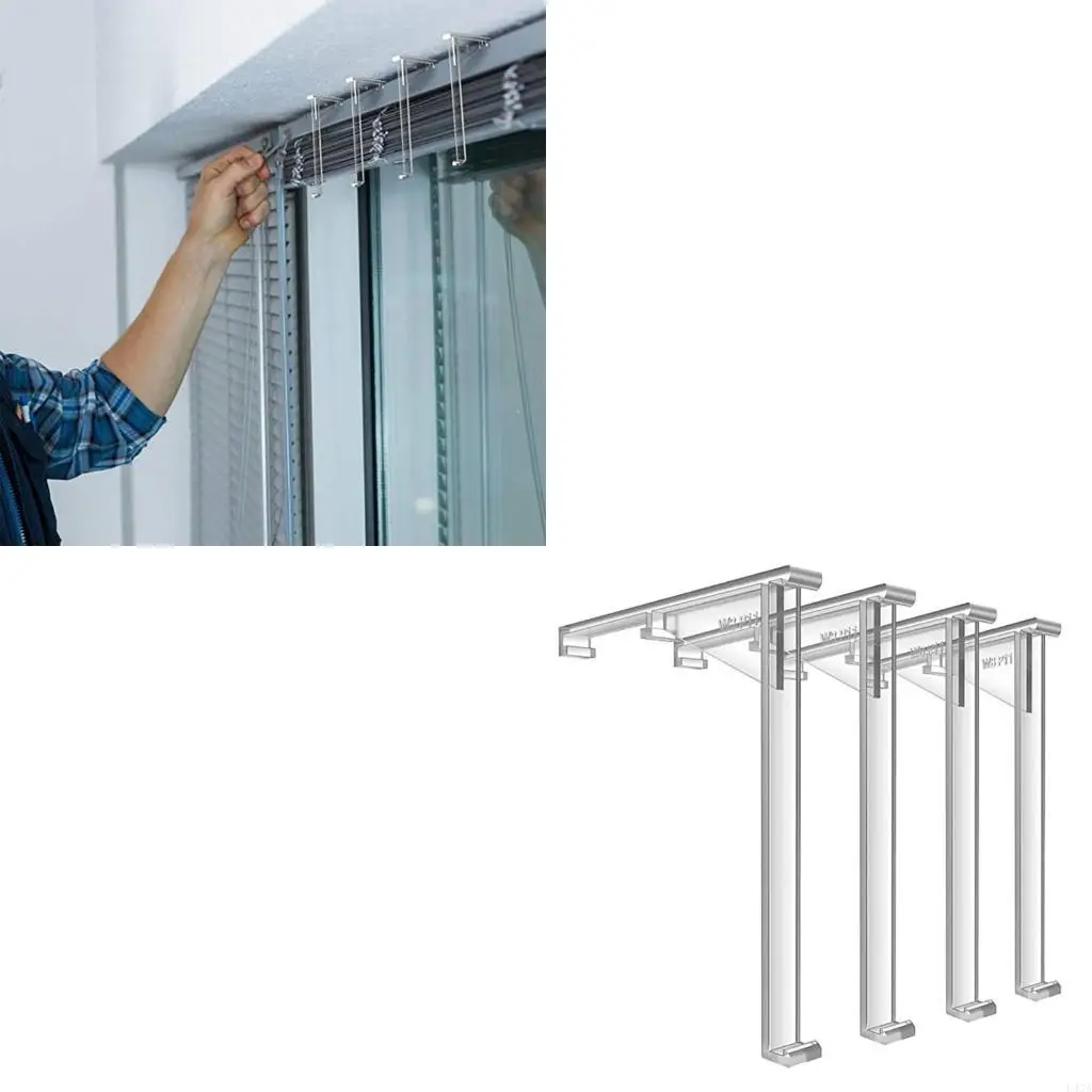 L43A 3.46 Inch Plastic Vertical Blind Bracket Vertical Blinds Parts Accessories