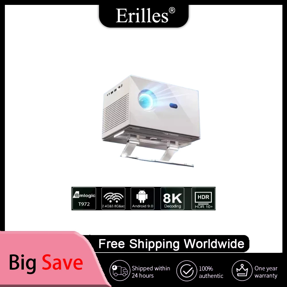 projector silent closed home 4K ultra high definition daytime direct projection 3D Bluetooth m