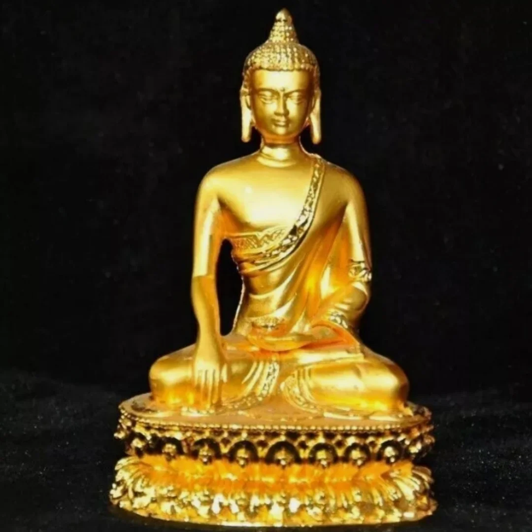 Tibet Buddhism temple bronze gilt Shakyamuni Shakya Mani Medicine Buddha statue