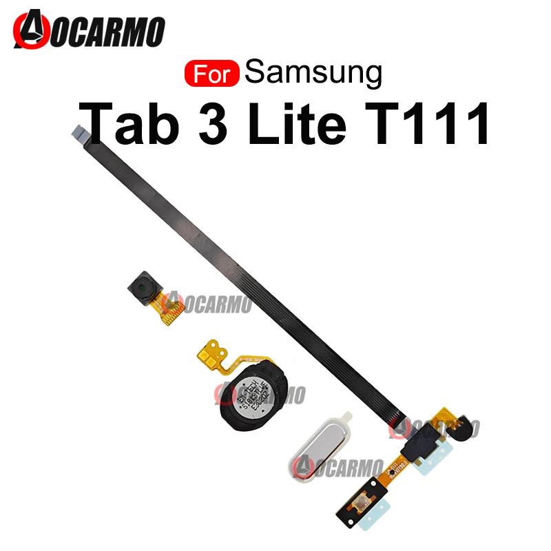 For Samsung Galaxy Tab 3 Lite T111 Loudspeaker And Front Camera Module Mic Phone Button Flex Connection Board Flex Cable