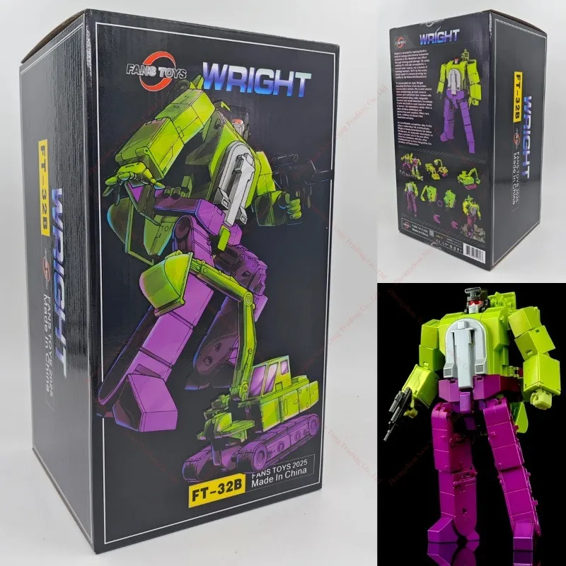 FansToys FT-32B FT 30E FT30C FT 30DHercules Escavadeira Transformando Brinquedo Robô Rapção Mp Brinquedo Figura de Ação Coleção Presente