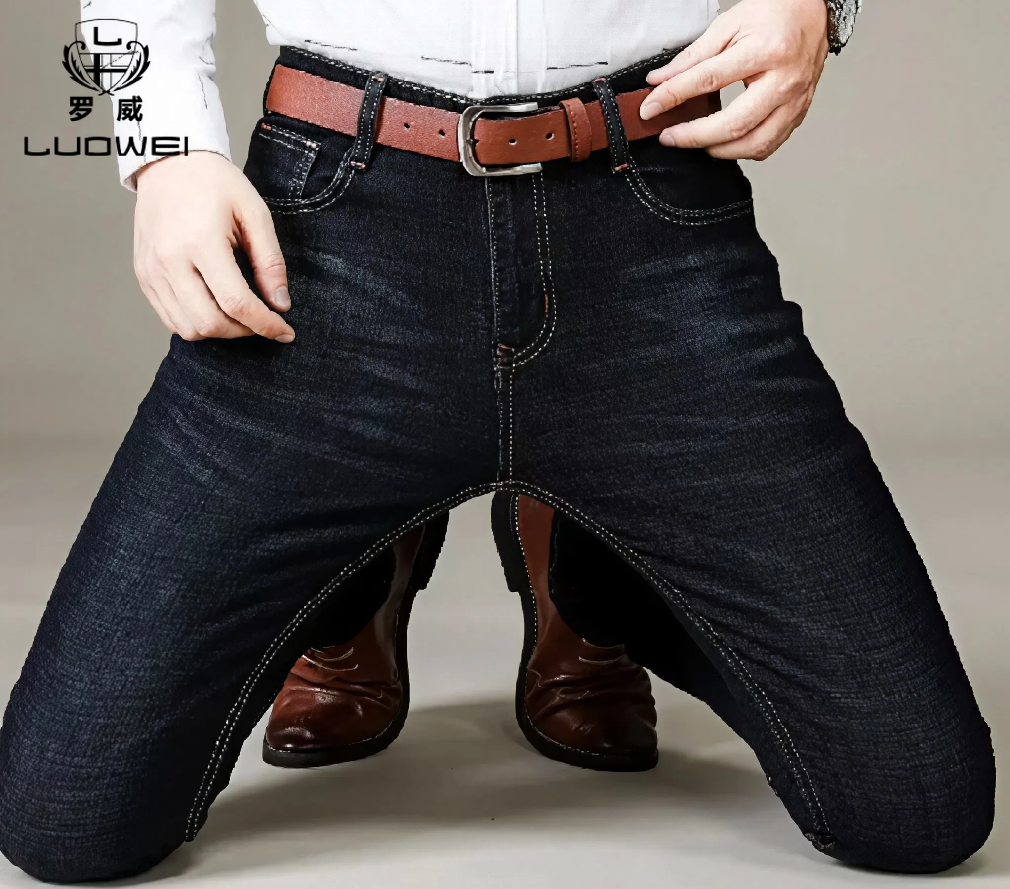 2026 New Business Men's Jeans Casual Comfortable Straight Stretch Fashion Male Classic Premium Baggy Denim Trousers Cargo  Jeans