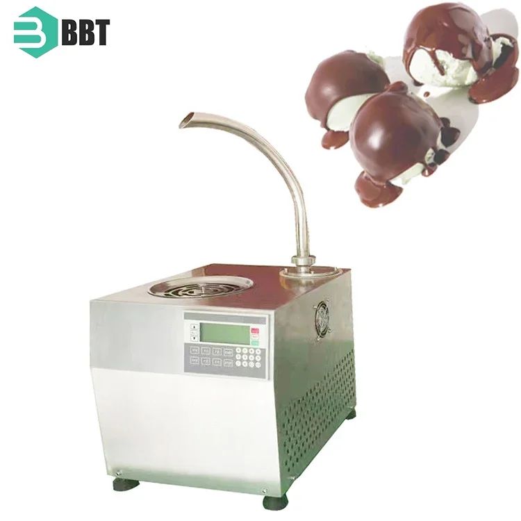 Small Automatic Chocolate Machinery Small Chocolate Tempering Machine Portable Hot Chocolate Dispenser