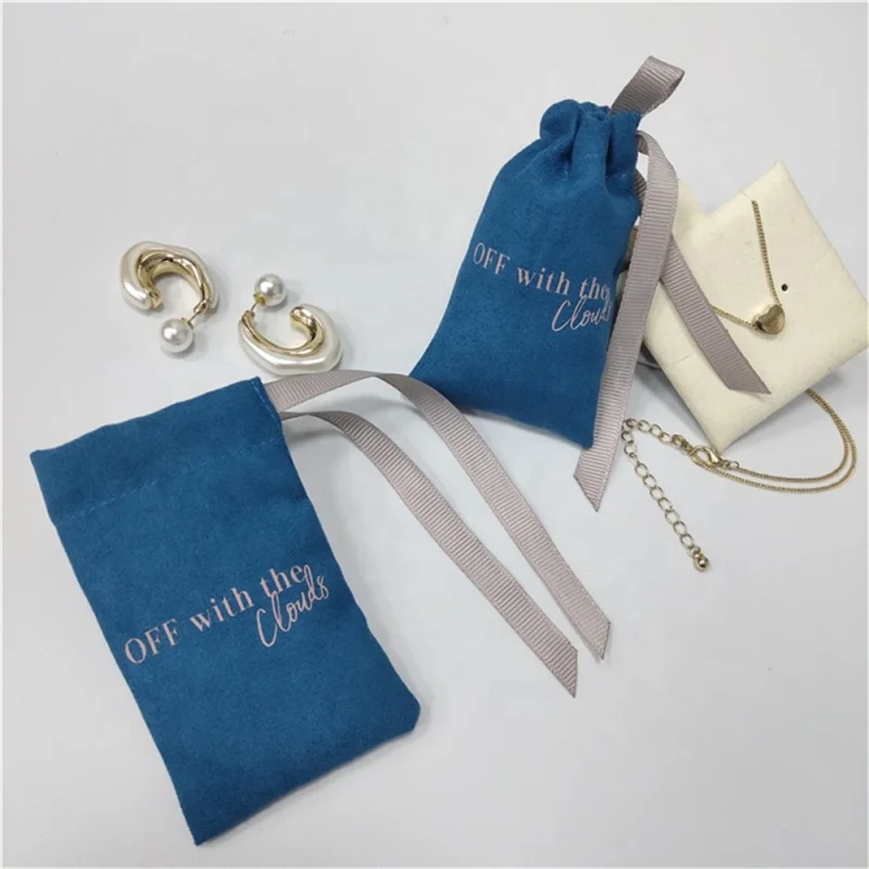 custom.Chuanghua Promotional Customized Design Double Side Velvet Good Quality Jewelry Drawstring Bag