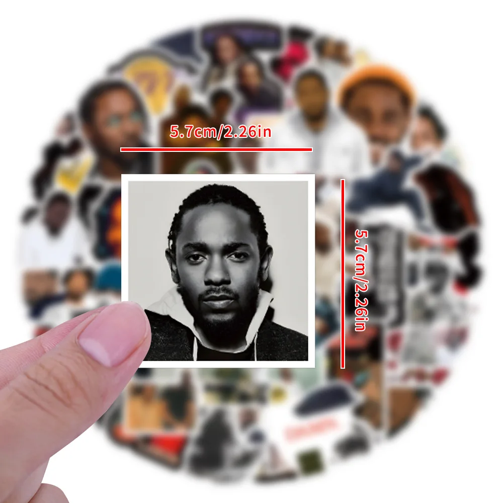 สติกเกอร์ Kendrick Lamar แร็ปเปอร์ นักร้อง 10/55 ชิ้น กันน้ำ ลายกราฟฟิตี้ ของเล่นตกแต่ง สำหรับสเก็ตบอร์ด โทรศัพท์ กีตาร์ ของขวัญ