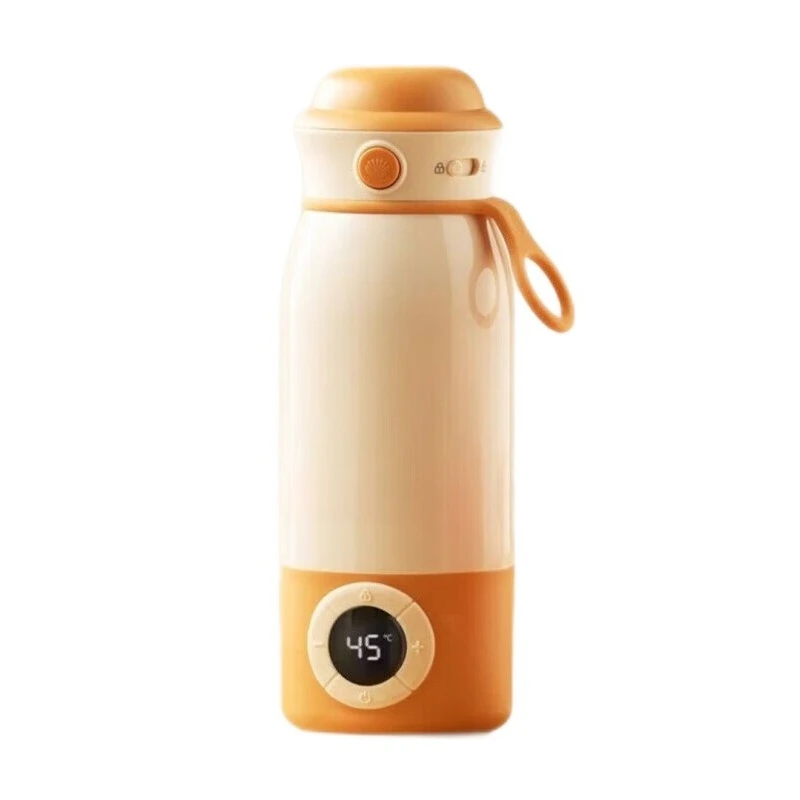 ワイヤレス保温カップ、ポータブルサーモスタットポット、ベビー用電動ミルクコンディショナー、授乳と外出時のミルク保温に