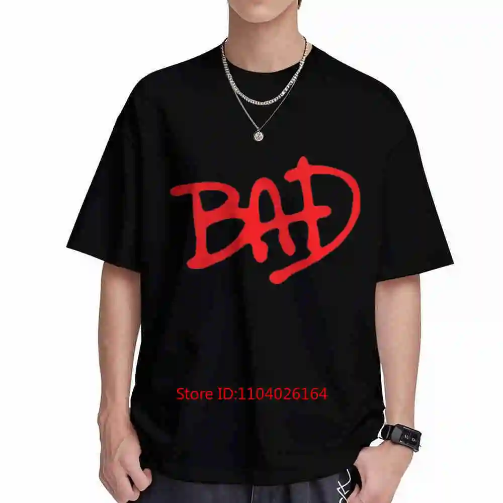 MJ Badge Moonwalker Pop Culture Short Sleeve Tee 100% Cotton T-Shirt
