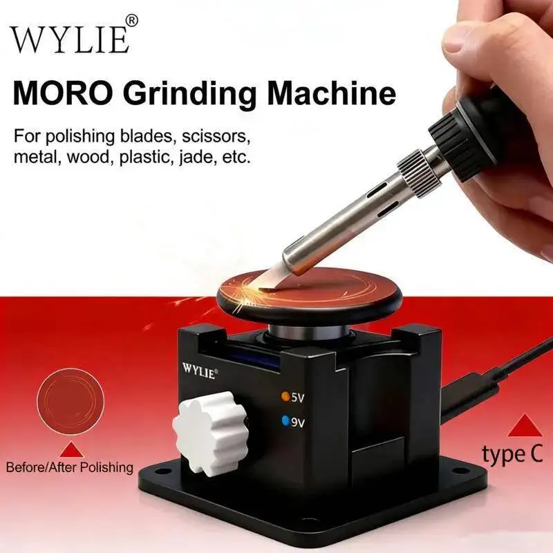 

Профессиональный шлифовальный станок WYLIE MORO-35, прецизионная заточка лезвий, металлообработки, дерева и полудрагоценного камня