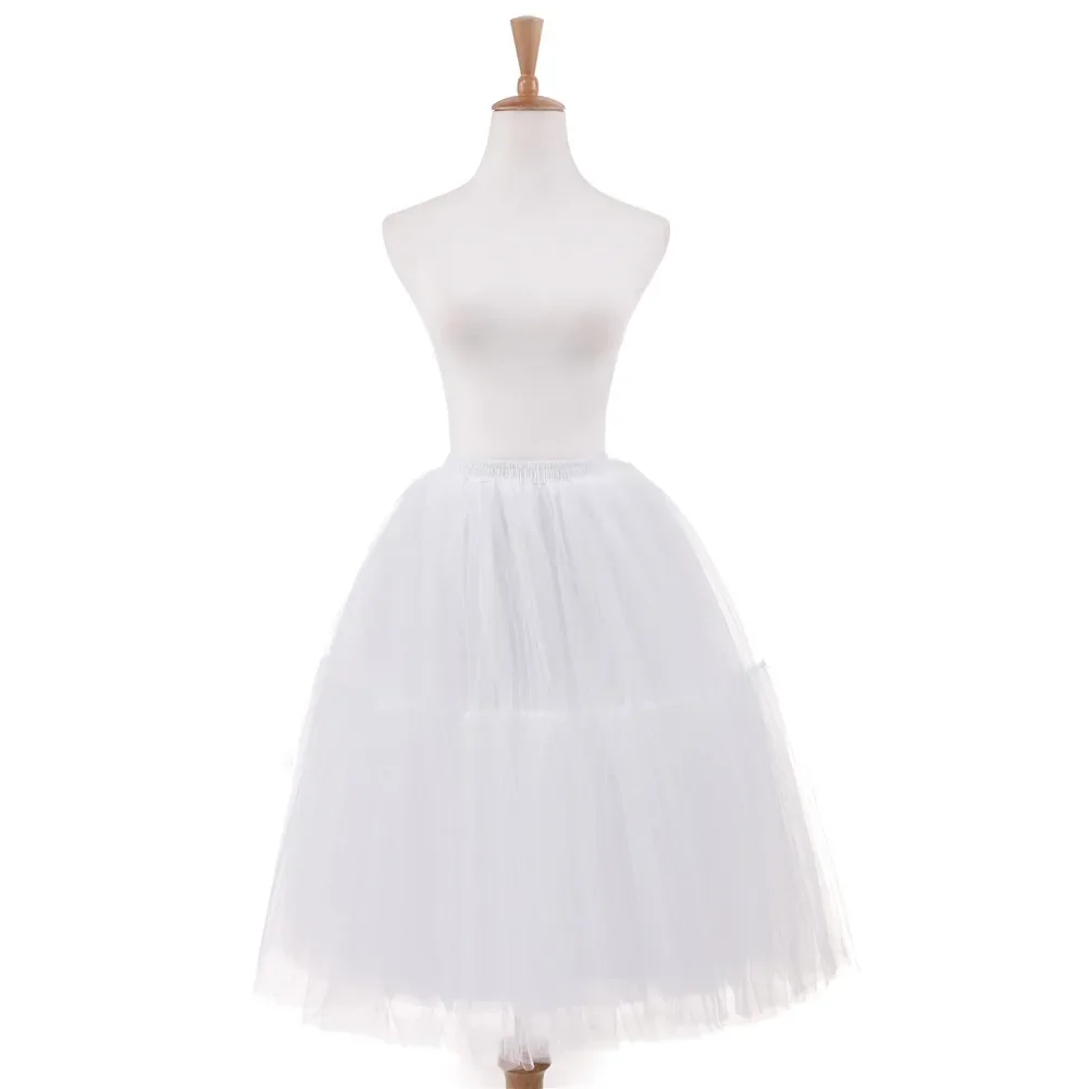 4 Lagen Tule Volwassen Tutu Rok Flare Puffy Petticoat Jurk Prinses Ballet Jupon Sous Gewaad Mariage Lolita Dress Party prom Gown