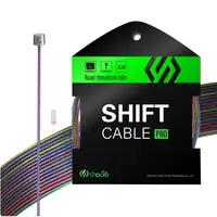 Cable de palanca de cambios CNC MTB/bicicleta de carretera, Cable de cambio de marchas de bicicleta, arcoíris, acero, 2100/2500/3000/3500mm, 1 Uds.