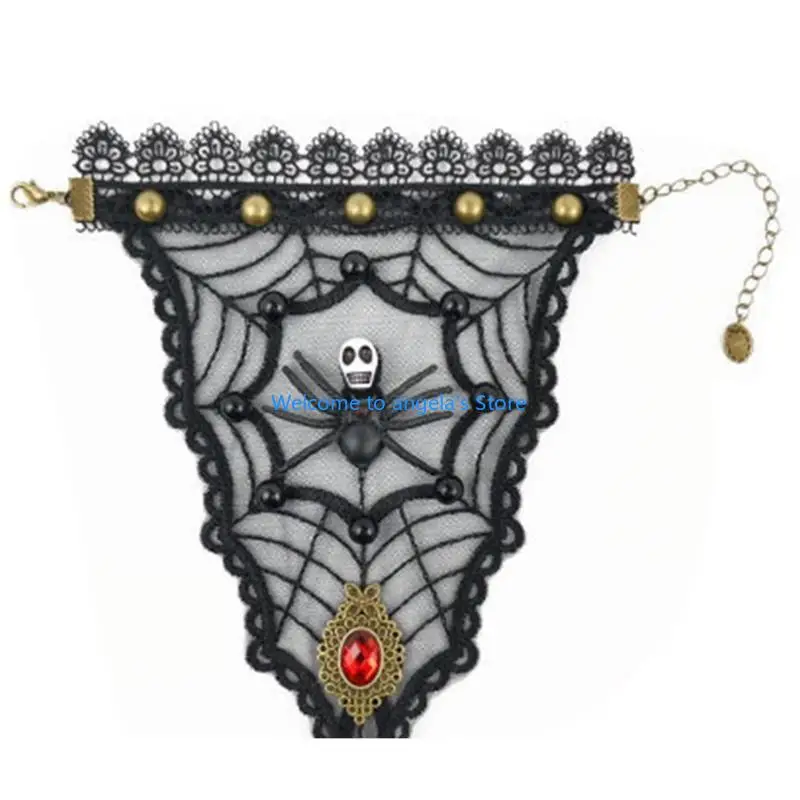 

X4YC Варежки с узором пауков Фестивальные забавные перчатки Хэллоуин Ужасающие перчатки демонов