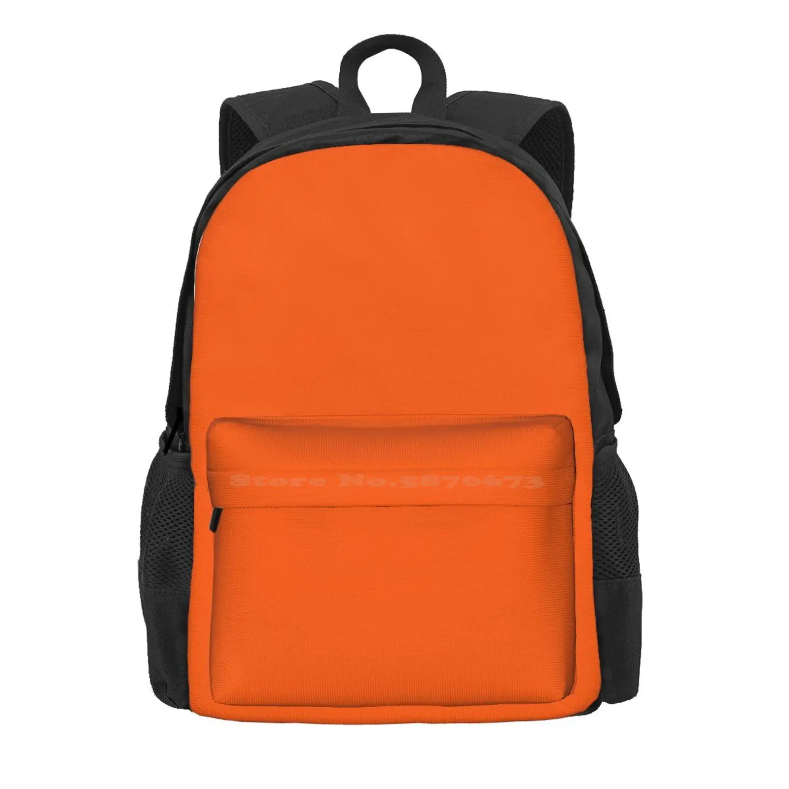 Very Vivid Orange- Over 100 Shades Of Orange On Ozcushions Hot Sale Schoolbag Backpack Fashion Bags Plain Very Vivid Orange