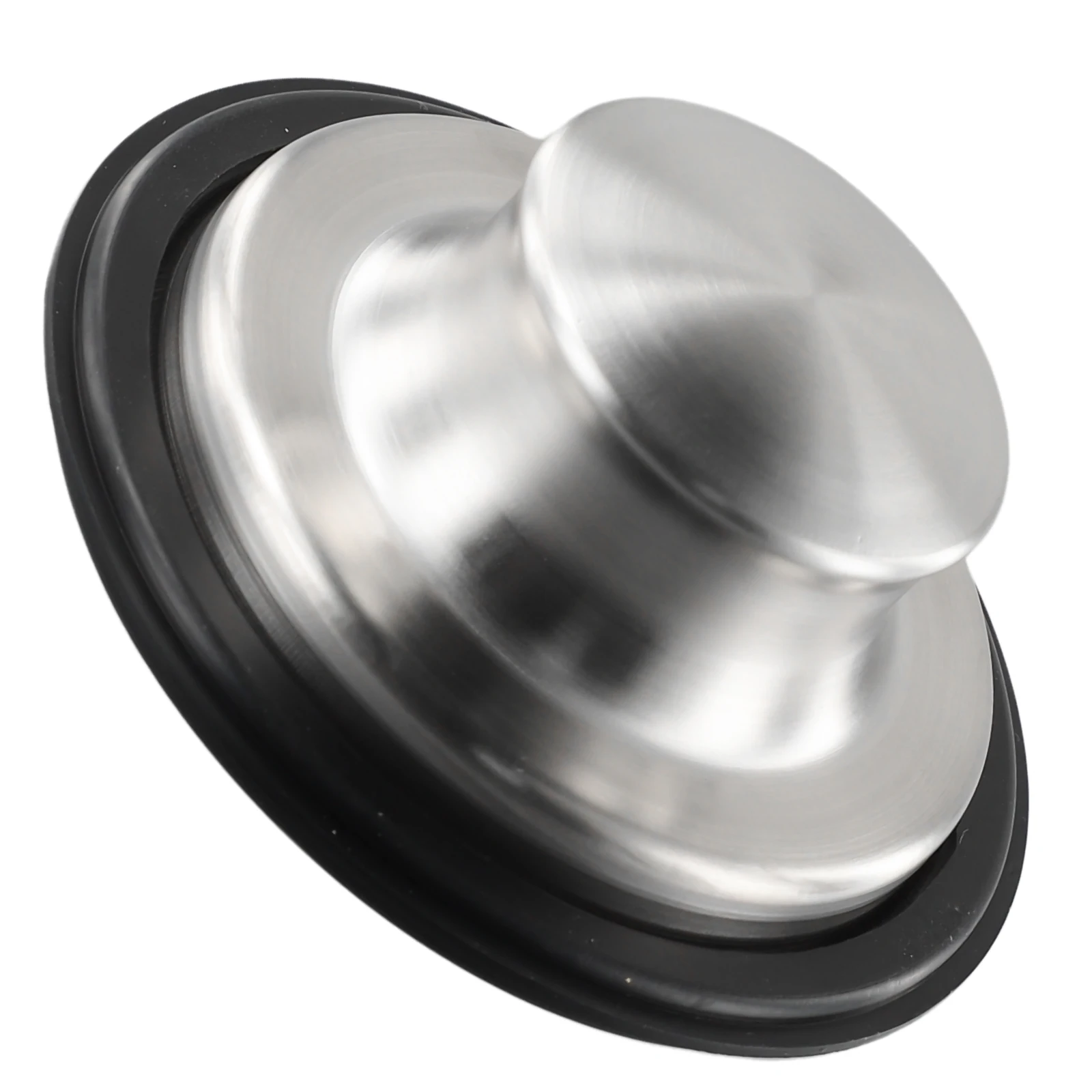 Garbage Disposal Stopper with Stainless Steel Top and Compression Rubber Base for 3.35 Inch 85mm Kitchen Sink Drain Opening
