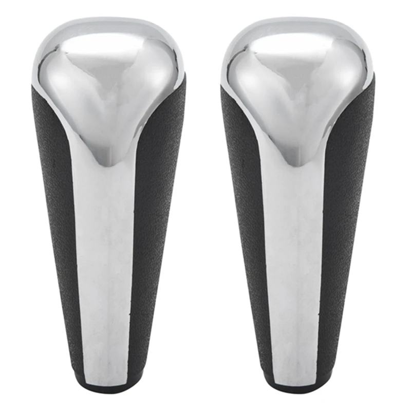 2PCS Car Automatic Transmission Shift Lever Shift Knob Shift Head For Peugeot 206 207 301 307 408 Citroen C2 C3 Auto Supplies