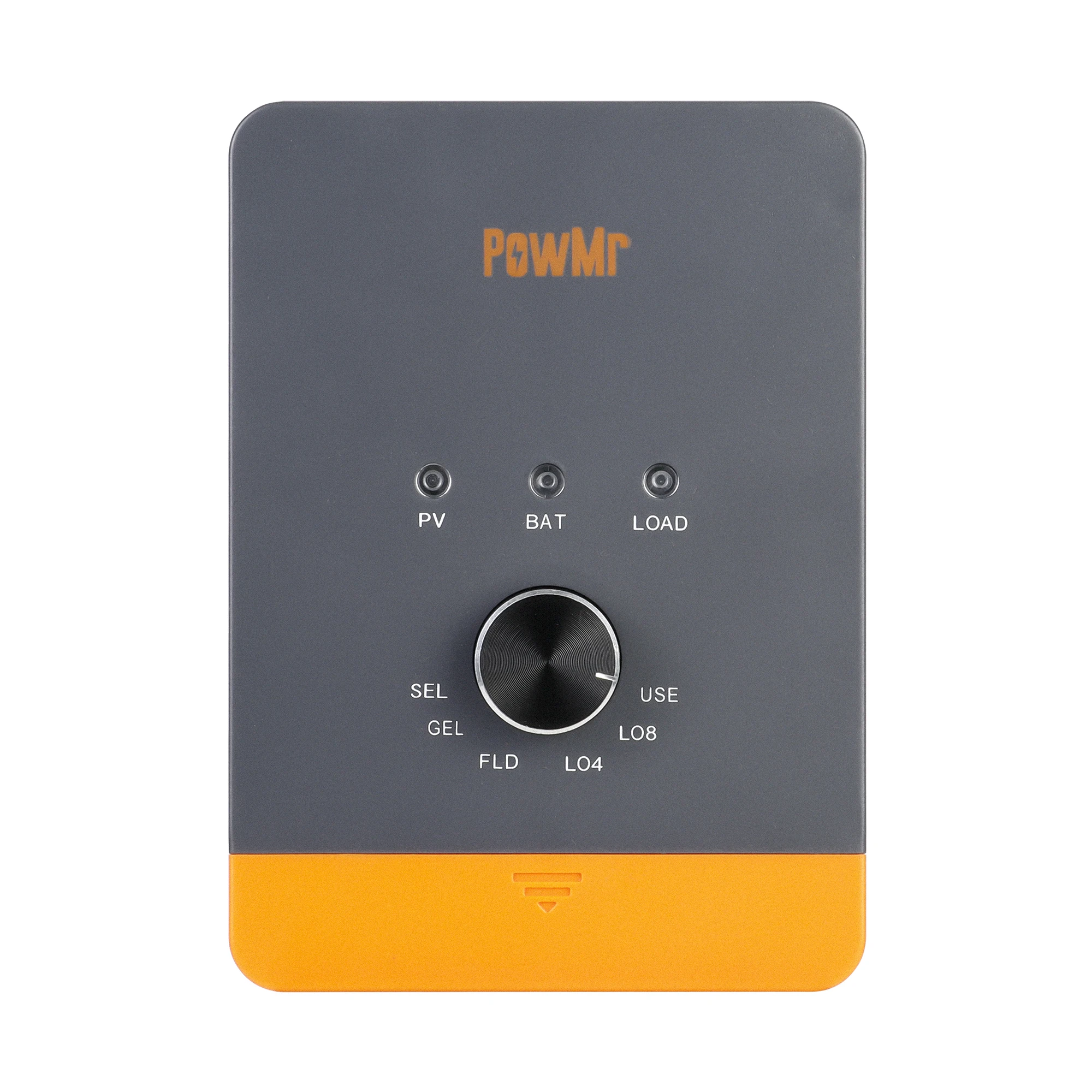 PowMr EU 45A 35A 25A MPPT Solar Charge Controller Knob Model Regulator Max 60V/80V100VDC Panel Support 12V 24V Lithium Battery