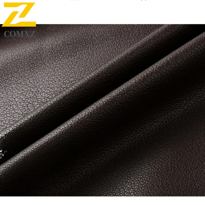 Mens Leather Jacket 2025 Winter High Fashion Stand Collar Knot Button Leather Coat Vintage Style Fashion Traditional Outerwear