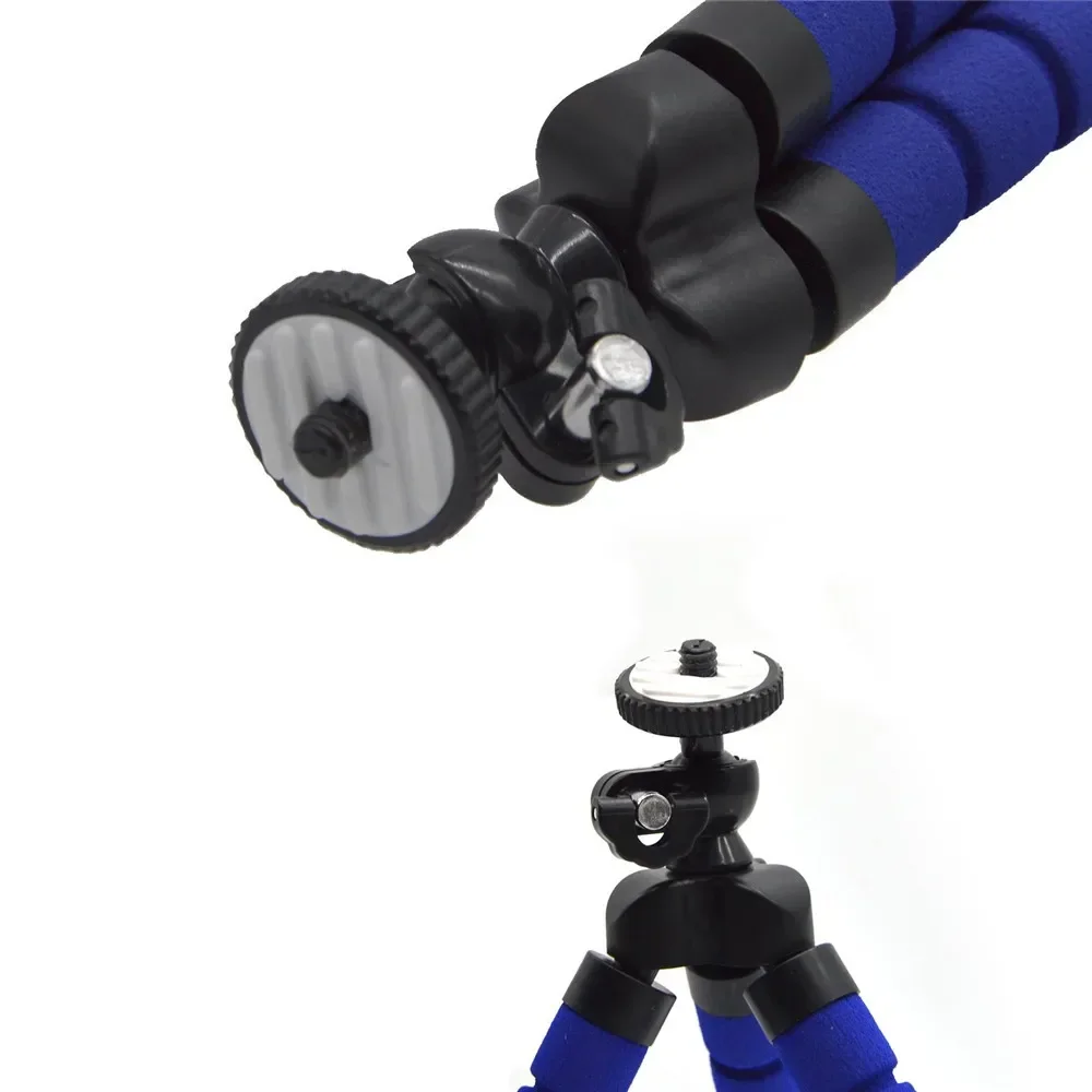 Celular Flexível Polvo Esponja Tripé, Clip Stand, Suporte, Mini, Câmera, Novo
