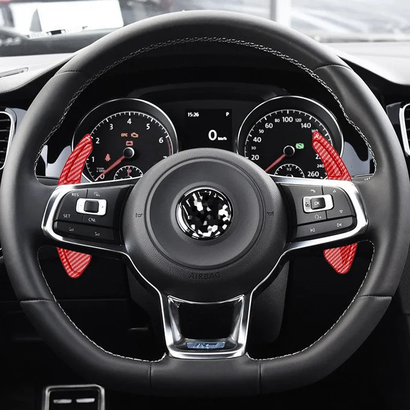 2pcs/lot Car Steering Wheel Shift Paddle Extension Shifters For Volkswagen VW Golf 7 Mk7 R-Line GTI Jetta Scirocco Polo Lamando