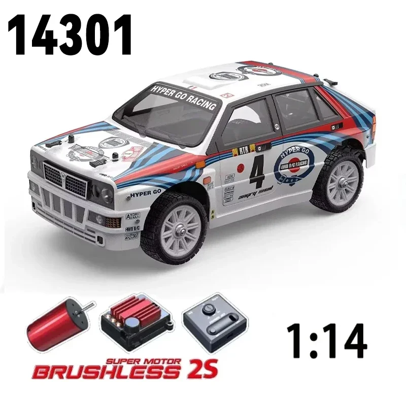 1: 14 14301&14302 Brushless Motor 1:14 Four-Wheel Drive Drift Pull Flat Running Remote Control Car Model Toy Children'S Gift