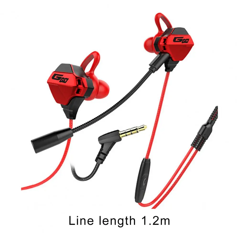 Auricular con cable estéreo envolvente con función de llamada de juego, auricular portátil con Control de cable para juegos con micrófono