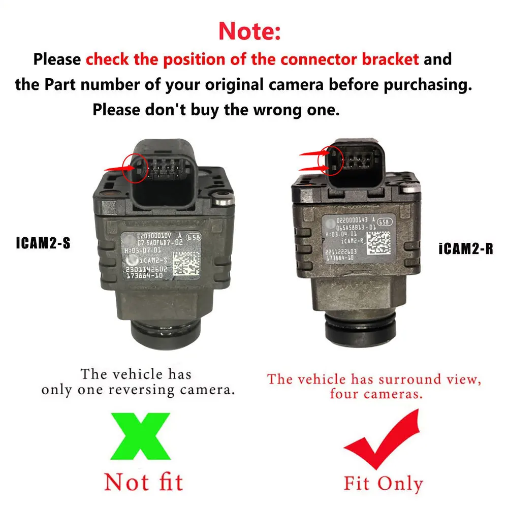 iCam 2-R 66559495896 for BMW X3 5er 6er X4 M5 7er CAR Rear View Camera Reversing Parking Assist Camera 9495896