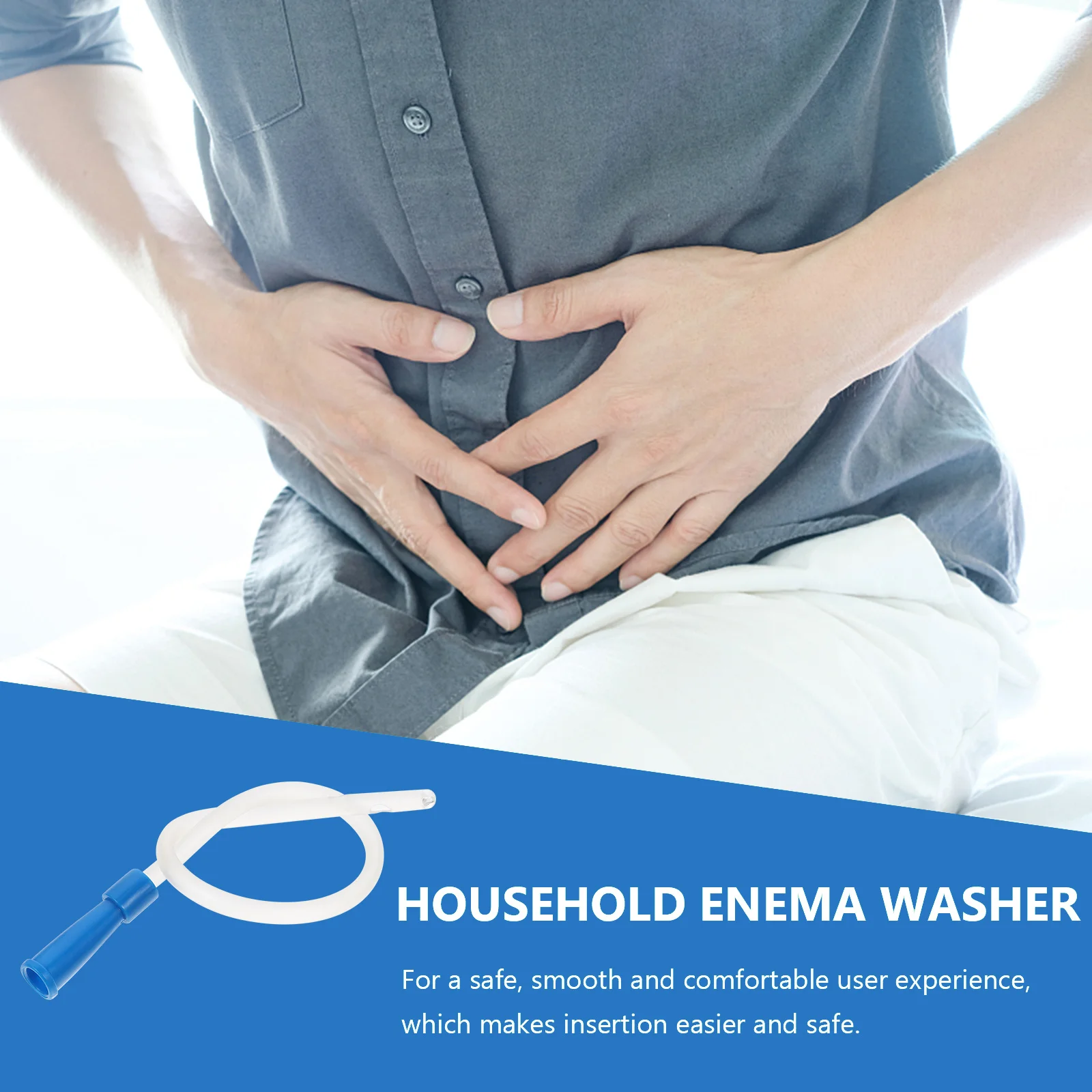 

20Pcs Portable Enema Head Household Enema Washer for Effective Rectal Flush and Constipation Relief Home Accessory