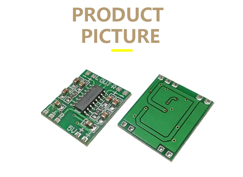 Carte amplificateur de puissance numérique Miniature PAM8403, 50 pièces, 2x3W, puce importée, qualité sonore
