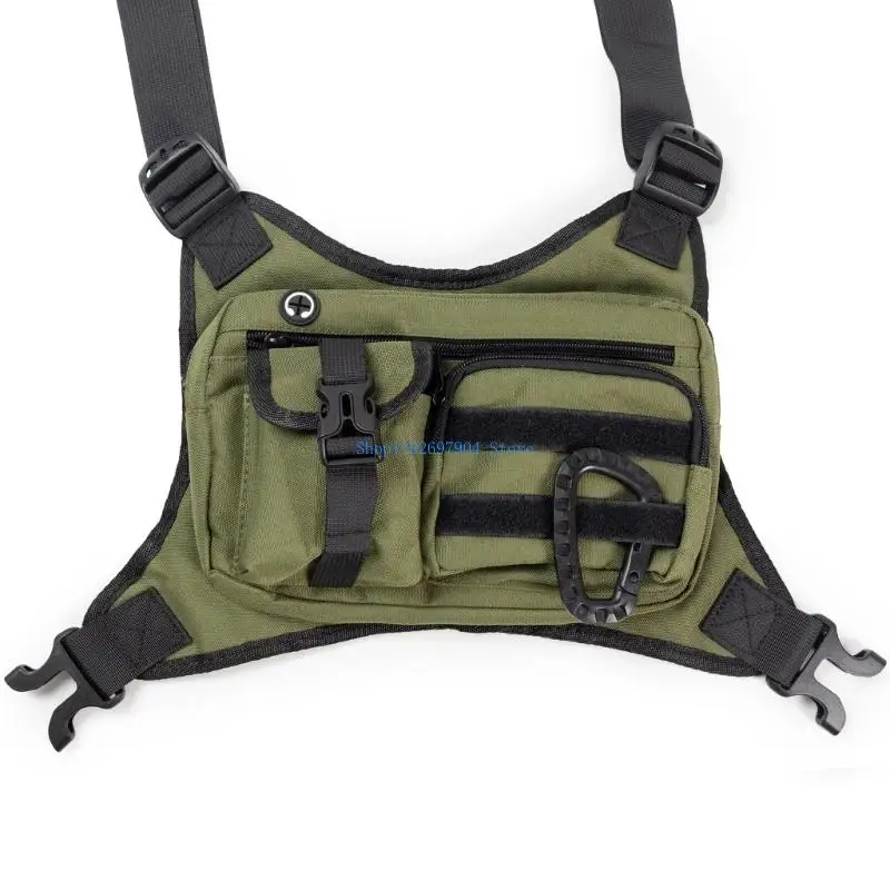 N7YF Sophisticated Chest Pack Quick Access Pockets For Gear Storage While Moving
