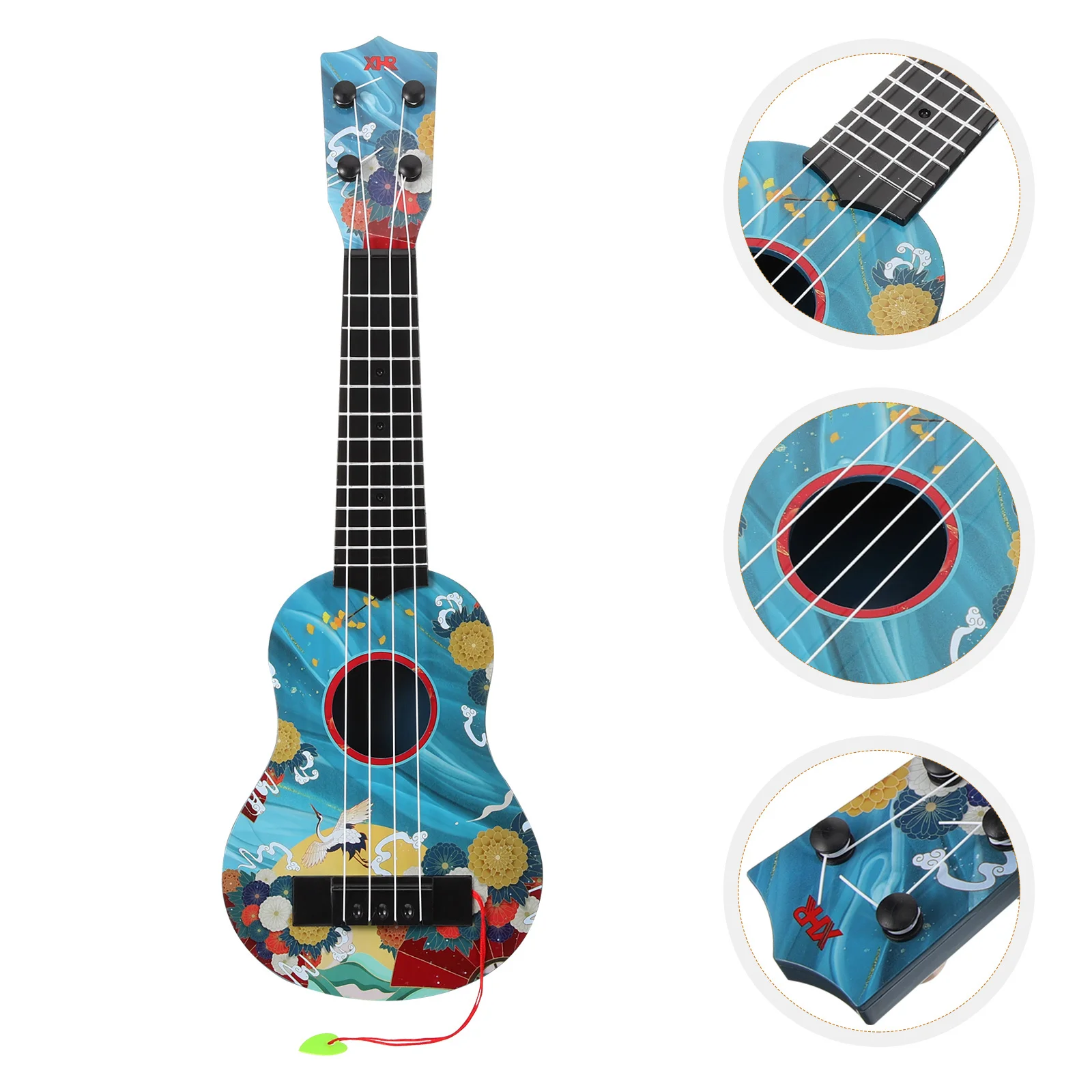 

21 Inches Ukulele for Starter Acoustic Wooden Mini Guitar Excellent Sound Stability Ideal Gift for Kids Beginners Musicians