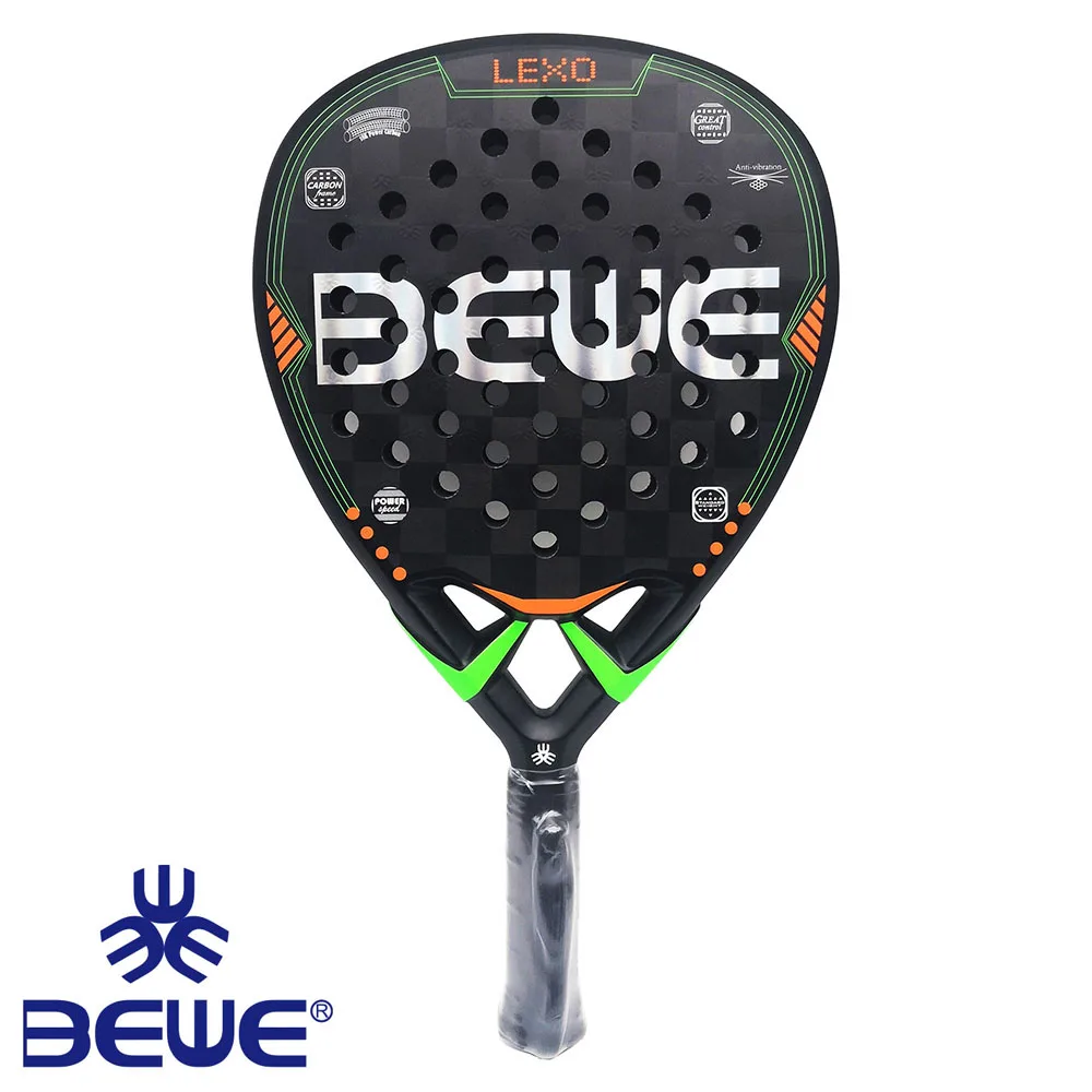 18K Carbon BEWE 2024 BTR-4026 LEXO Padel Racket Soft EVA Tennis Paddle Racquet Beach Tennis Paddle Racket