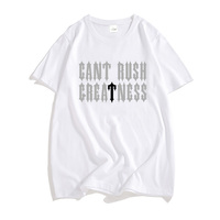 Central Cee CAN'T RUSH GREATNESS Tshirts WILD WEST Tour 2025 T-shirt Short Sleeve Round Neck Tees Unisex Street Wear Male Summer