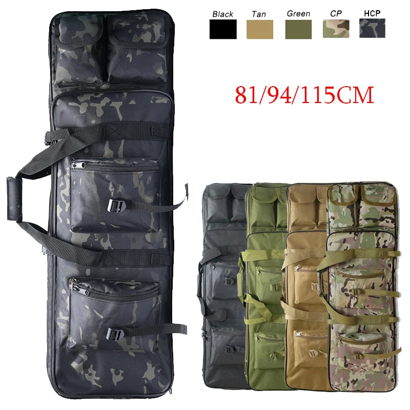 81 94 115Cm Tactical Gun Bag Nylon Rugzak Geweertas Sluipschutter Airsoft Shooting Schoudertassen Voor Jachtaccessoires