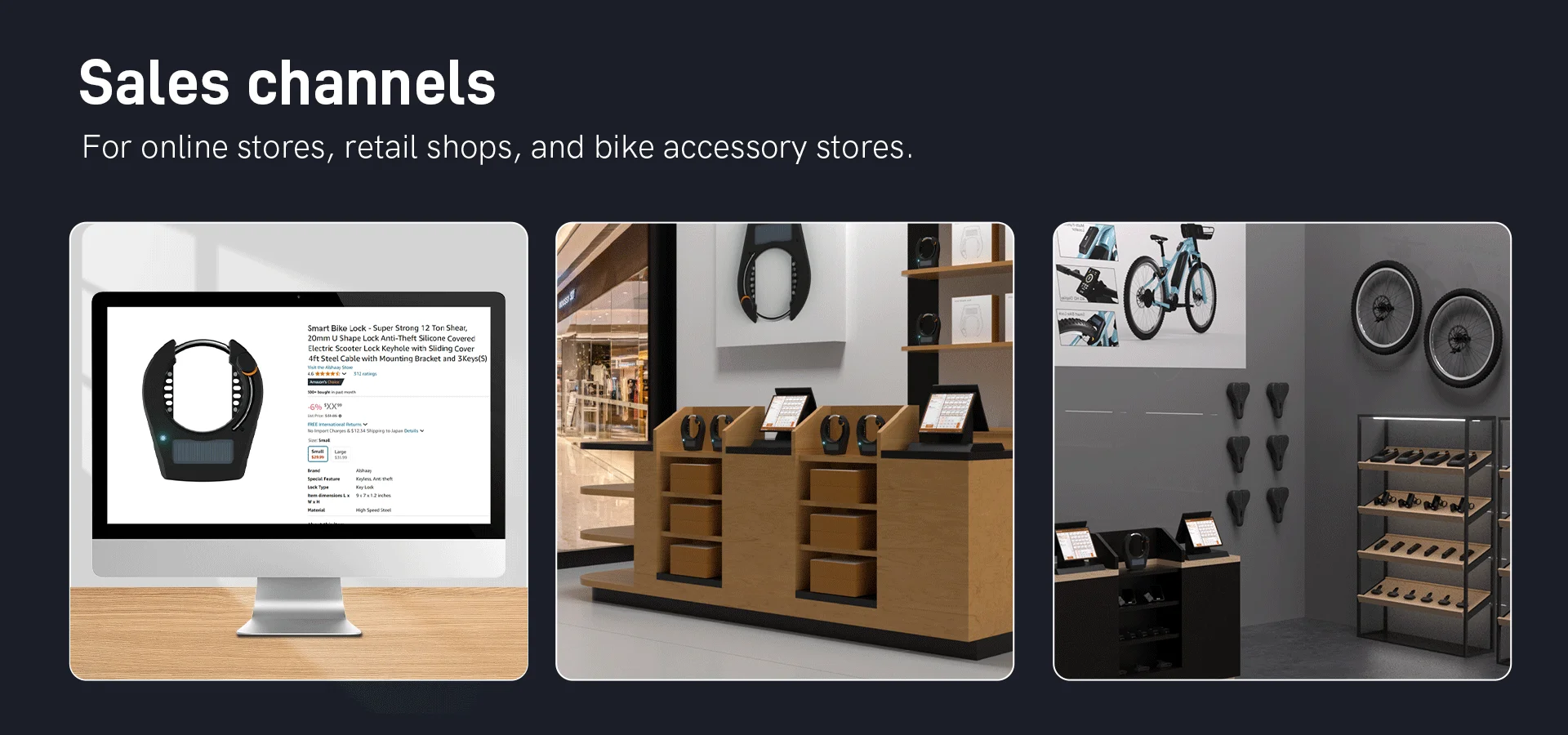 Public Waterproof IP67 Aluminum Alloy Horseshoe RFID Fast Unlock Smart Bluetooths Bike Lock Smart Auto Lock for Bicycle