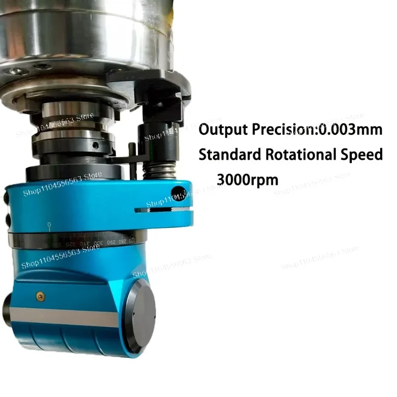 High Precision Adjustable Angle Head: 1-3/8