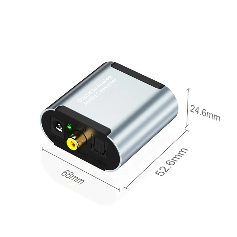 Z Optical Fiber Coaxial Digital to Audio Converter RCA Adapter for PS4 Xbox One