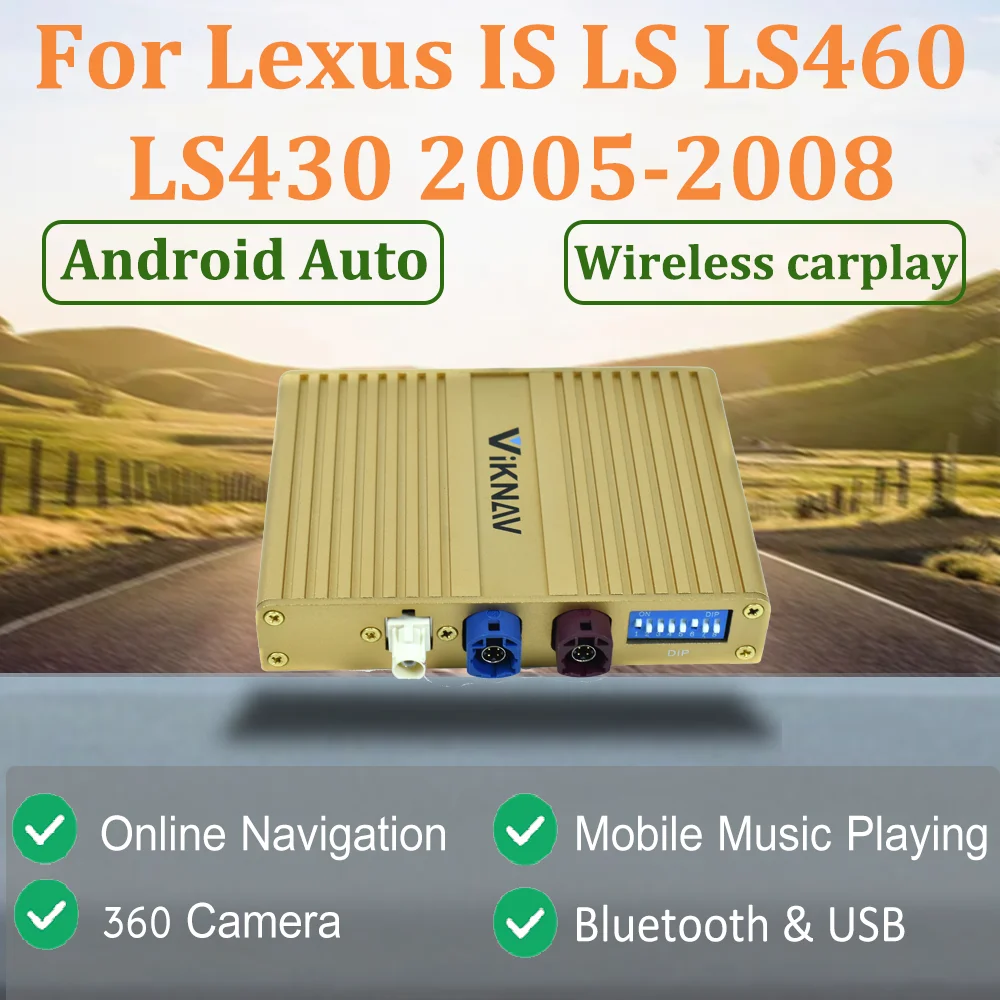 Linux Android Decoder Box Lexus IS LS LS460 LS430 2005-2008 Carplay Interface Mirror Link Air Play Car Radio Multimedia Play