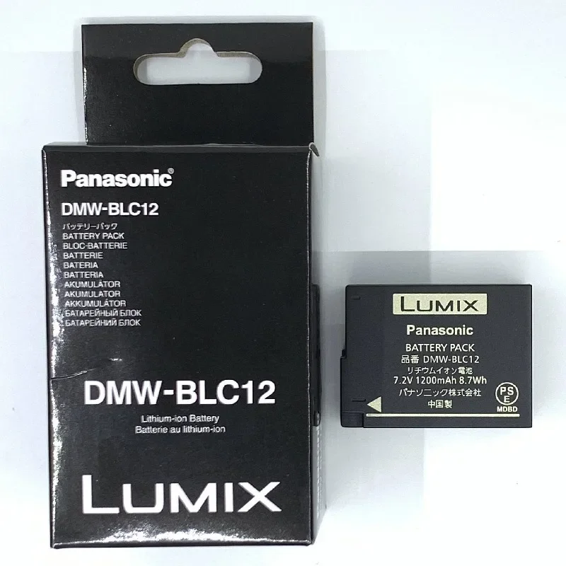 

100%Original 1200mAh for Panasonic DMW-BLC12 G95 G85 G80 G5 G6 G7 G8 GX8 GH2 FZ2500 FZ1000 FZ200GK FZ300 Camera Battery Charger